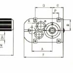 نمای ابعادی گیربکس های RAP یا گیربکس های موازی